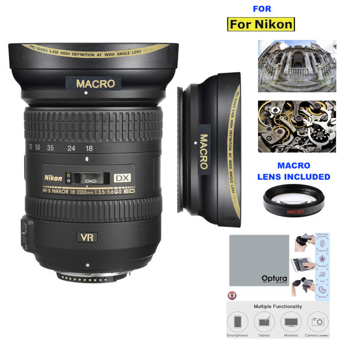 Obiettivo macro fisheye per - hd,