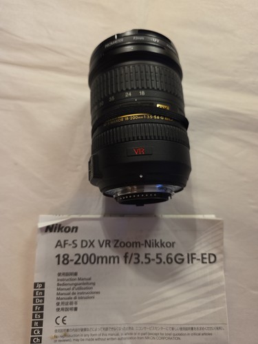 Nikon nikkor vr 18 200 - af-s,